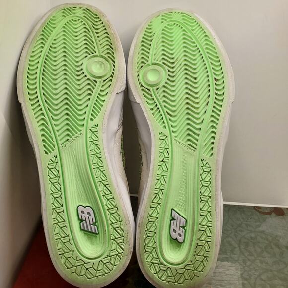 NB Numeric 272 Frankly 272 New Balance Skater White Green Villani Clean Size 8.5 main image 6